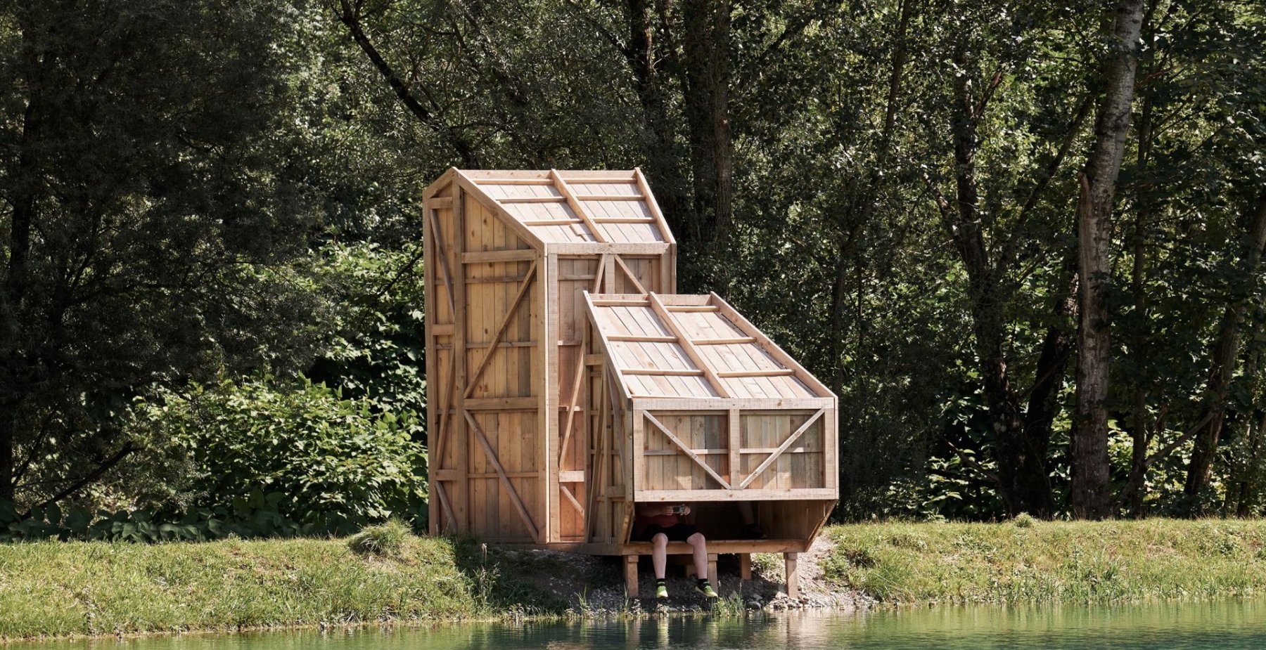 Cabane lac. Crdit: David Foussel